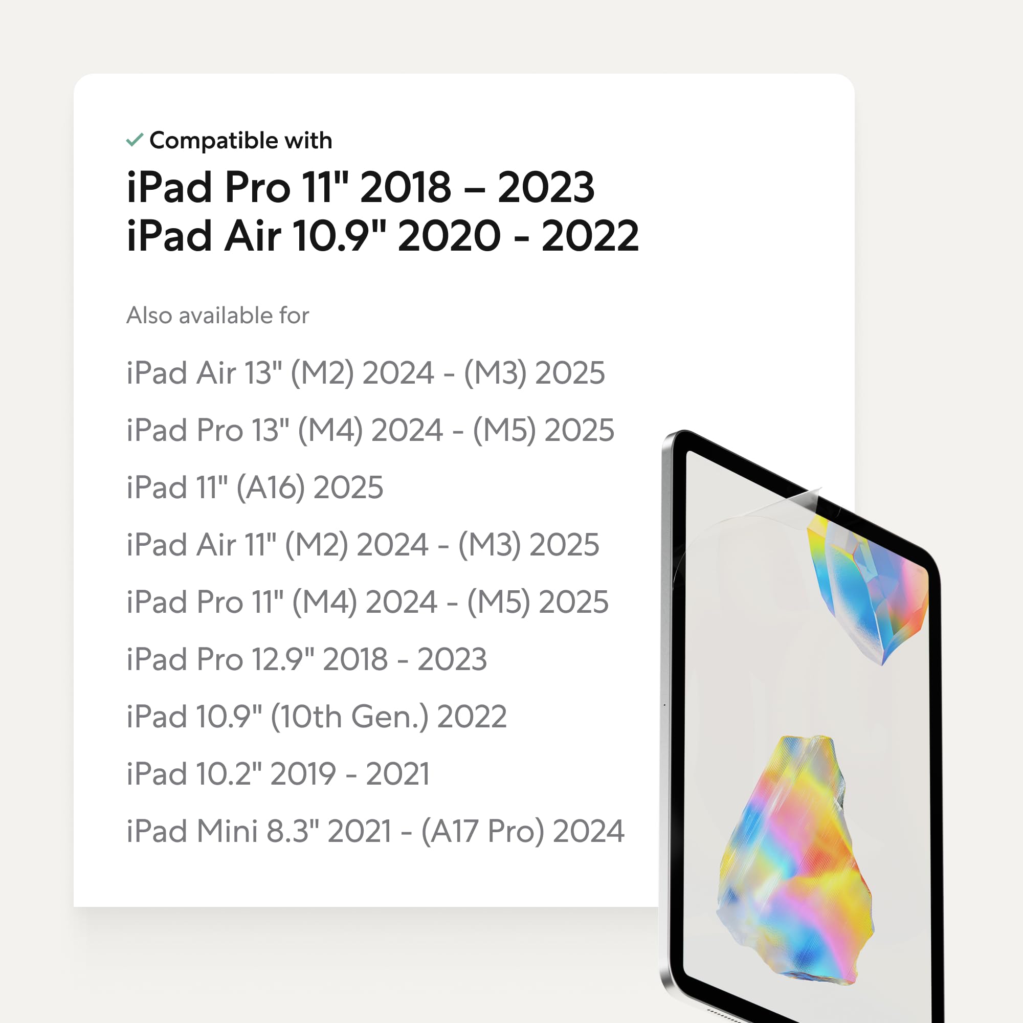 Amazon.com: Paperlike 3 Screen Protector (2x) for iPad Pro 11